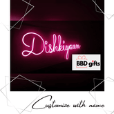 Customized Neon Light With Names |custom made neon lights - BBD GIFTS